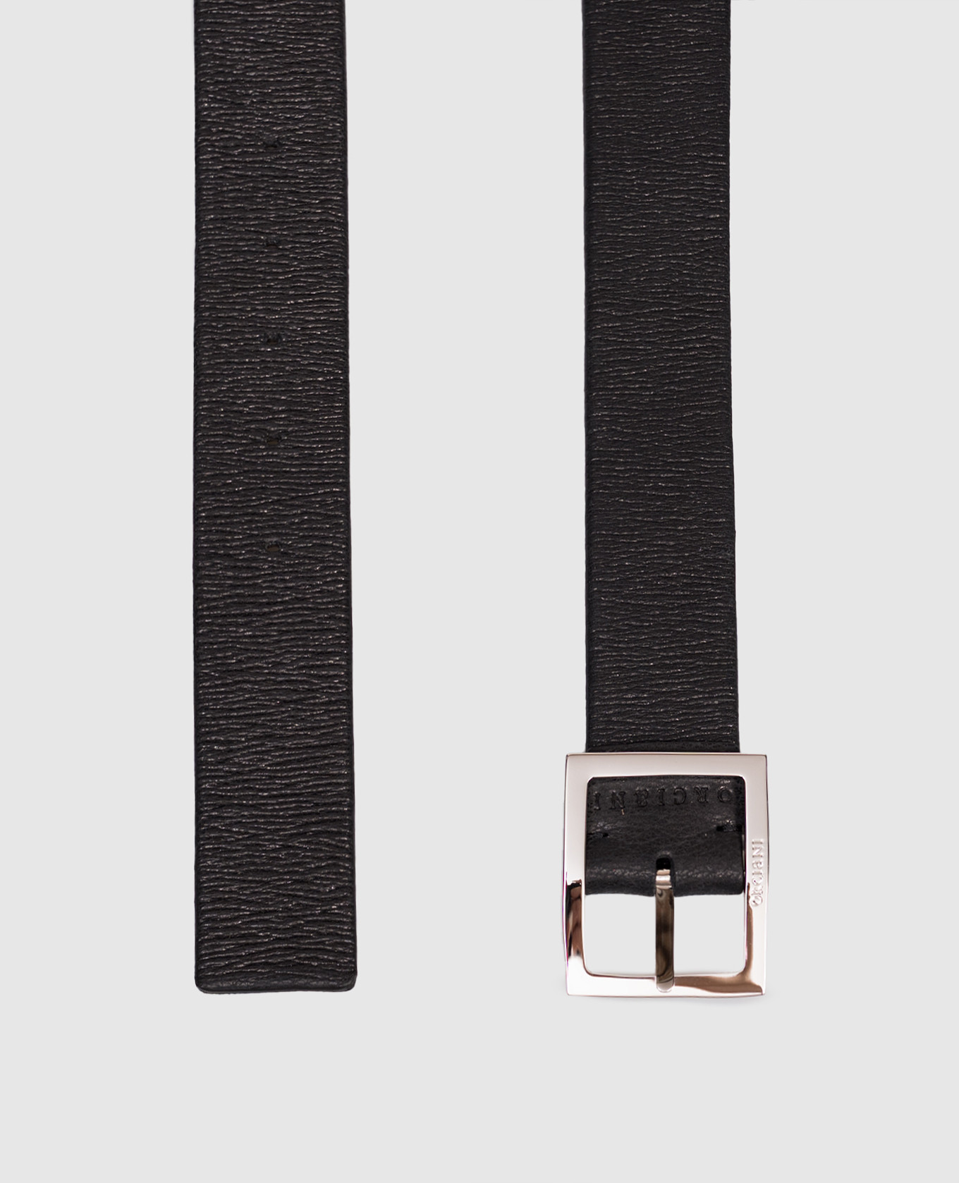 Reversible leather belt with logo Orciani 3