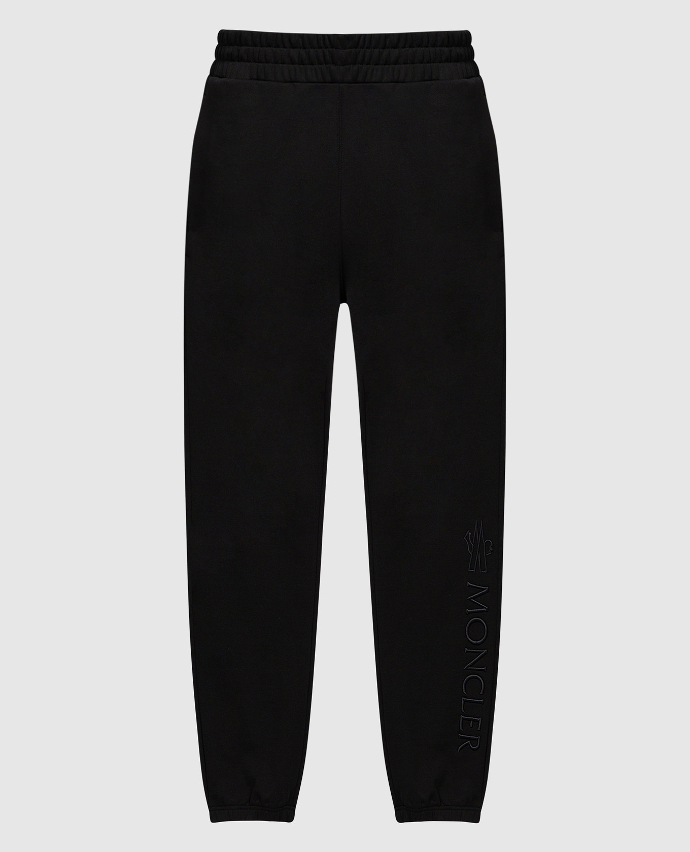 

Black joggers with logo embroidery Moncler