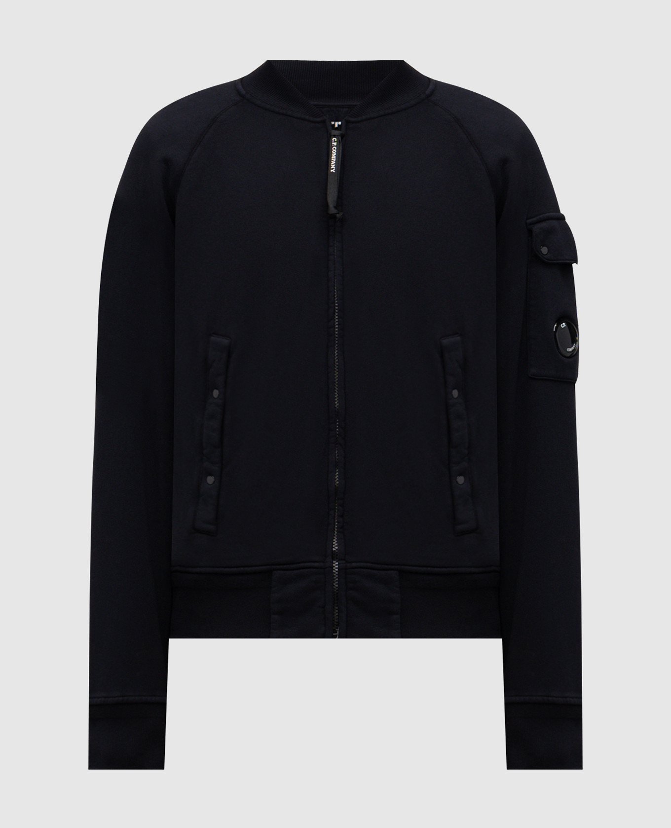 

Blue sports jacket with logo patch C.P. Company