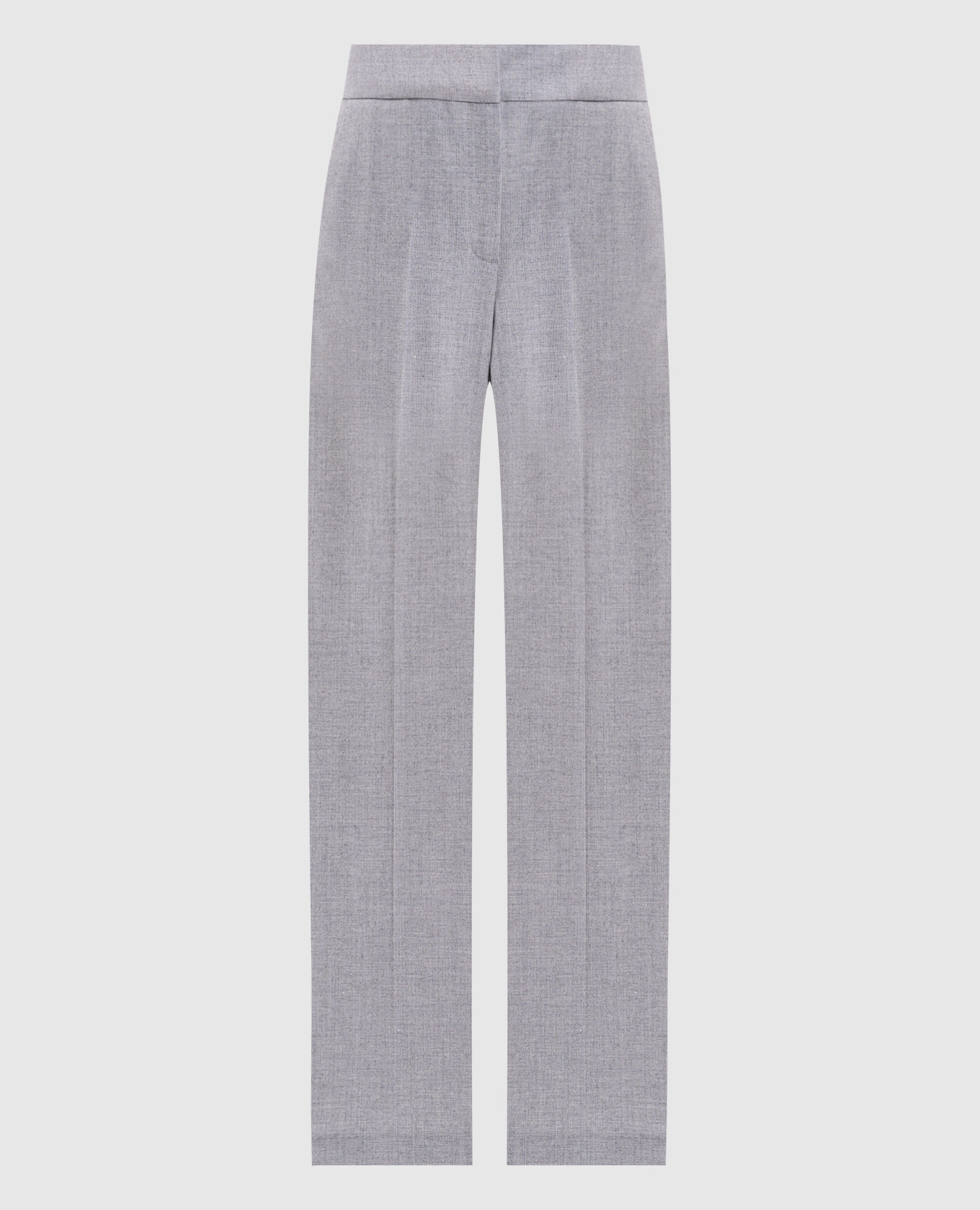

Gray wool patterned pants Peserico, Grey