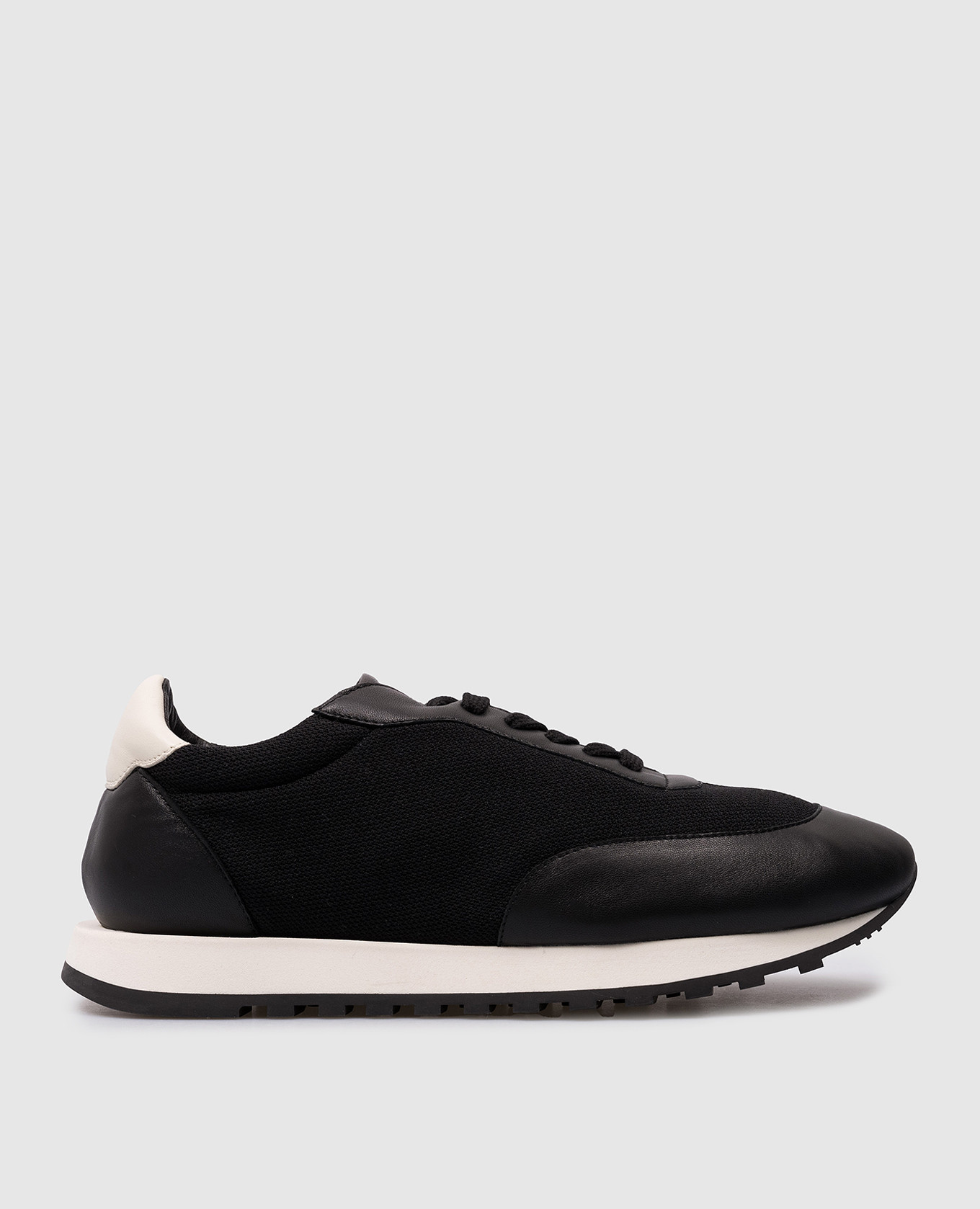 The Row Black combination Owen Runner sneakers