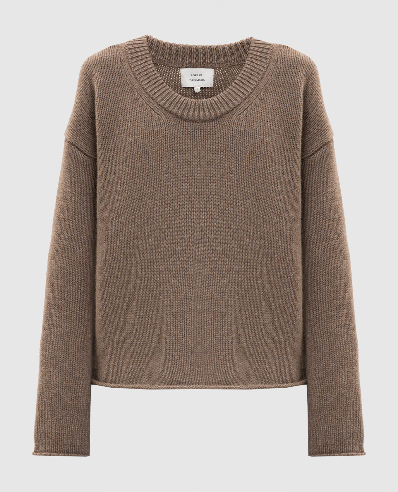 Brown DERRY cashmere sweater Loulou de Saison