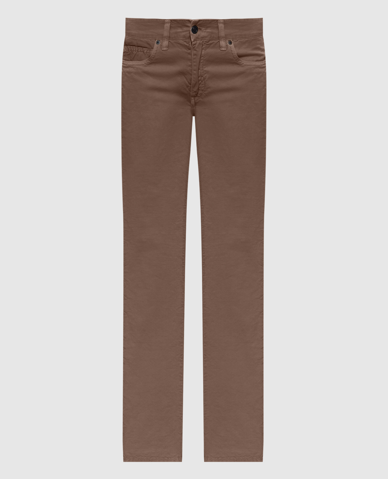 

Brown slim pants Bottega Veneta