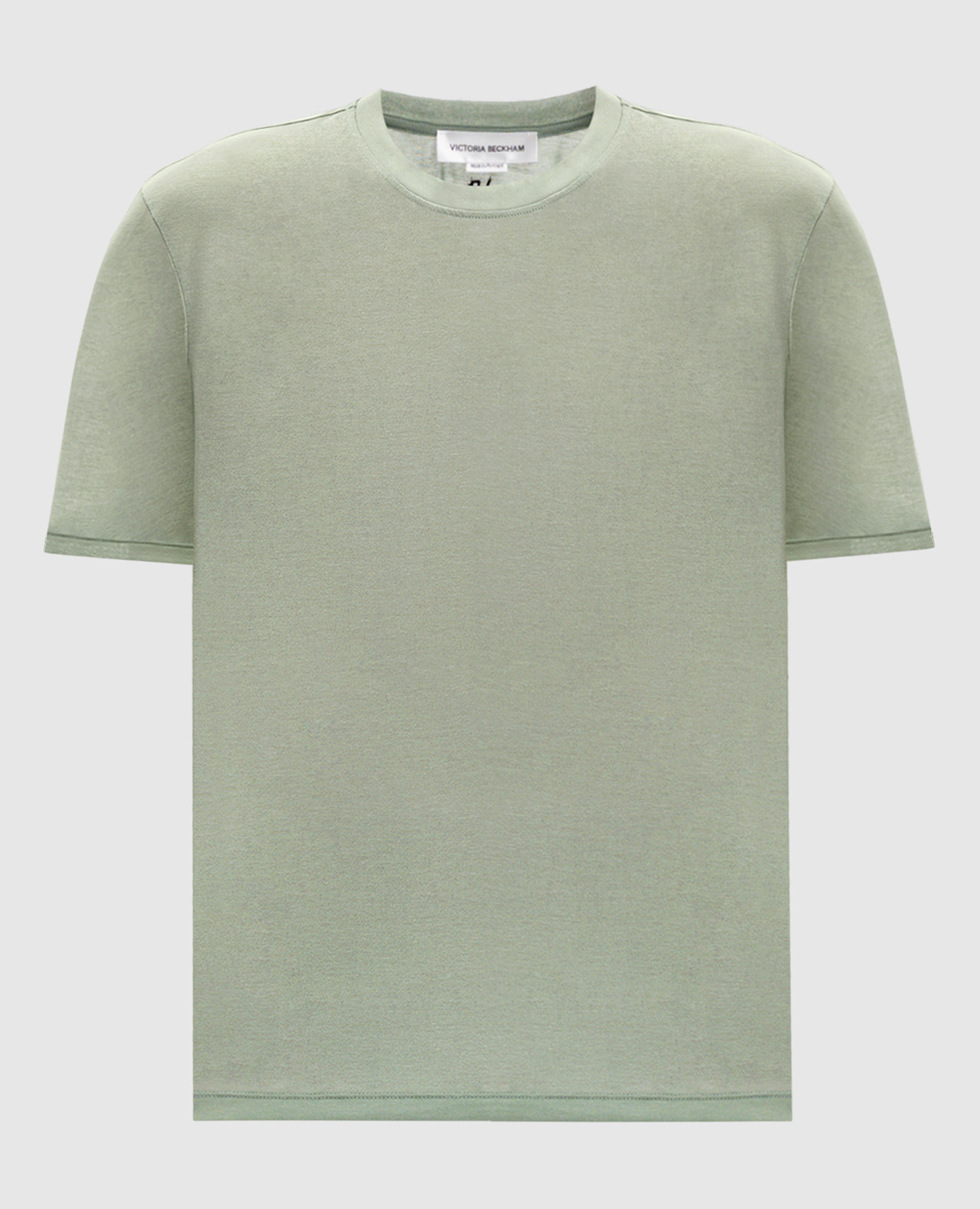 

Green T-shirt with monogram logo Victoria Beckham