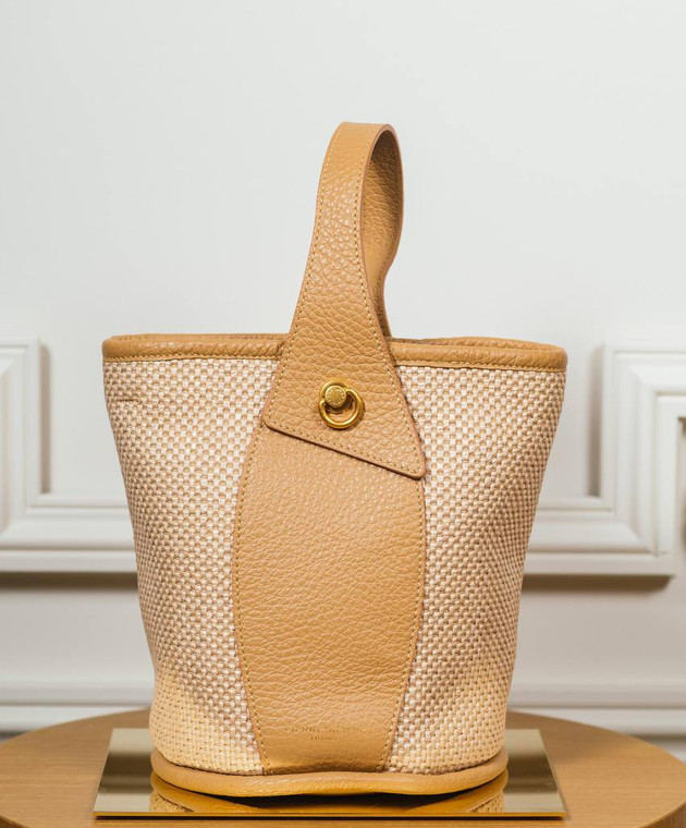 Clothing Gianni Chiarini Bucket Bag Gianni Chiarini Beige ESTER