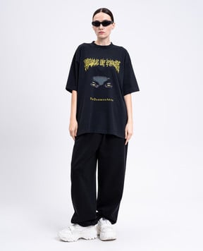 Vetements Black T-shirt with print UCF76TR550Bw