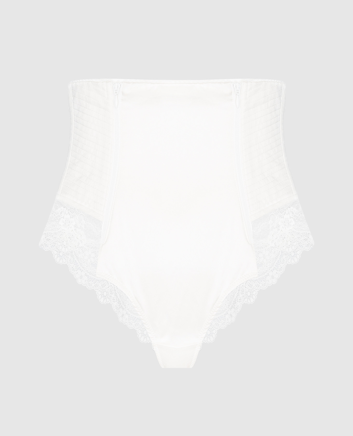 

White high rise panties with lace Cadolle, Белый
