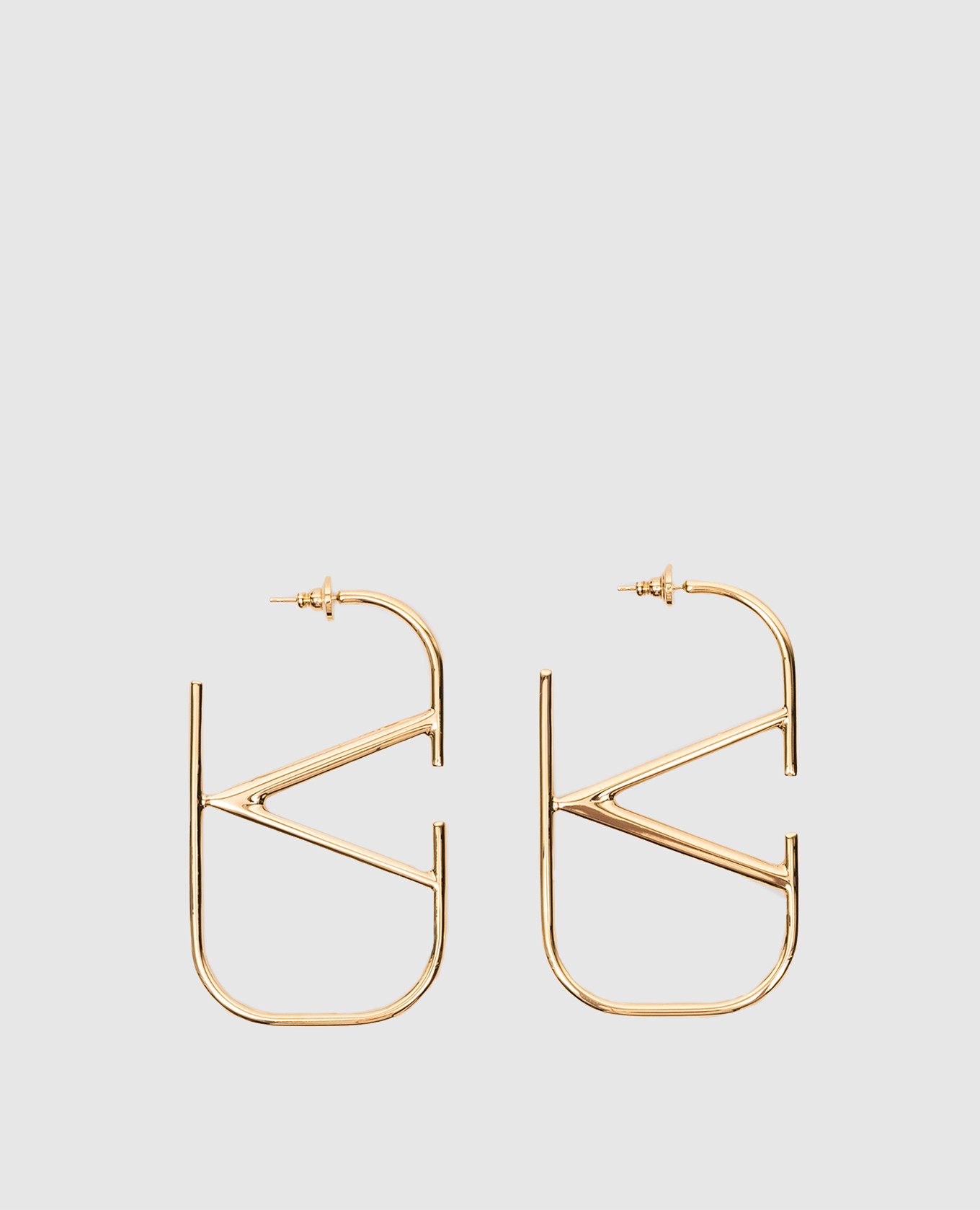 

VLogo Signature gold earrings Valentino, Golden