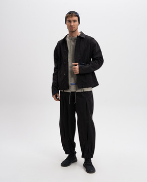 A Cold Wall Black pants with zippers ACWMB307A