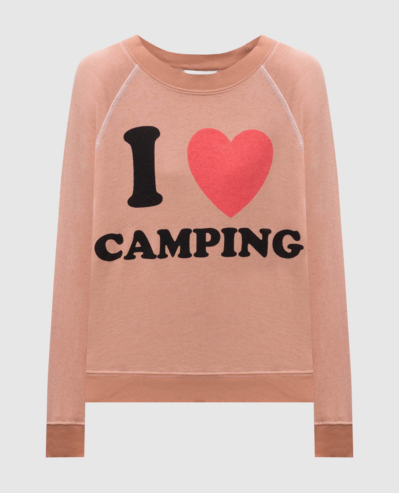 

Orange sweatshirt with a print Wildfox