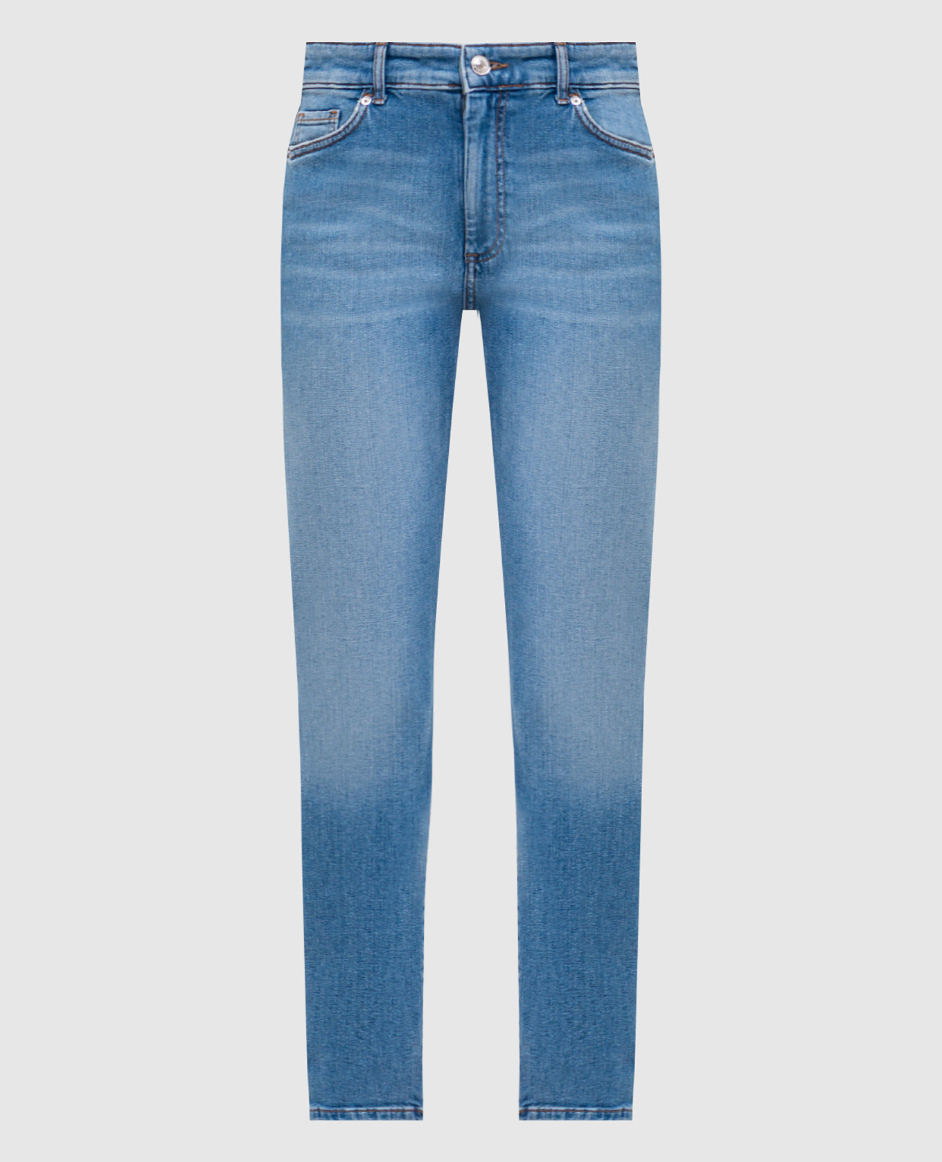 

BRIAN blue boyfriend jeans with a distressed effect Max Mara Sportmax, Light blue