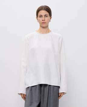 Sofie D`Hoore BACH white silk blouse BACHSITW