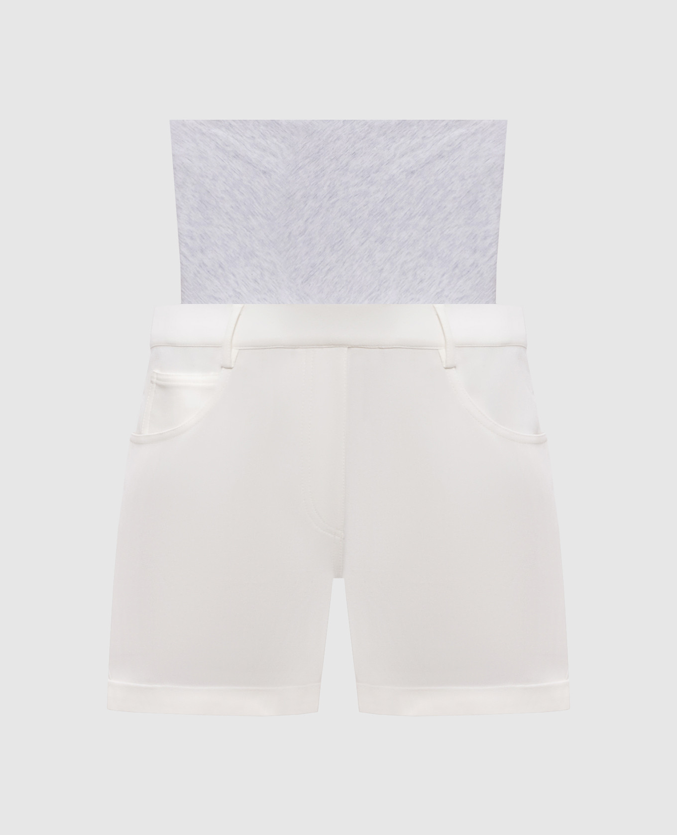 

White shorts with lapels Brunello Cucinelli