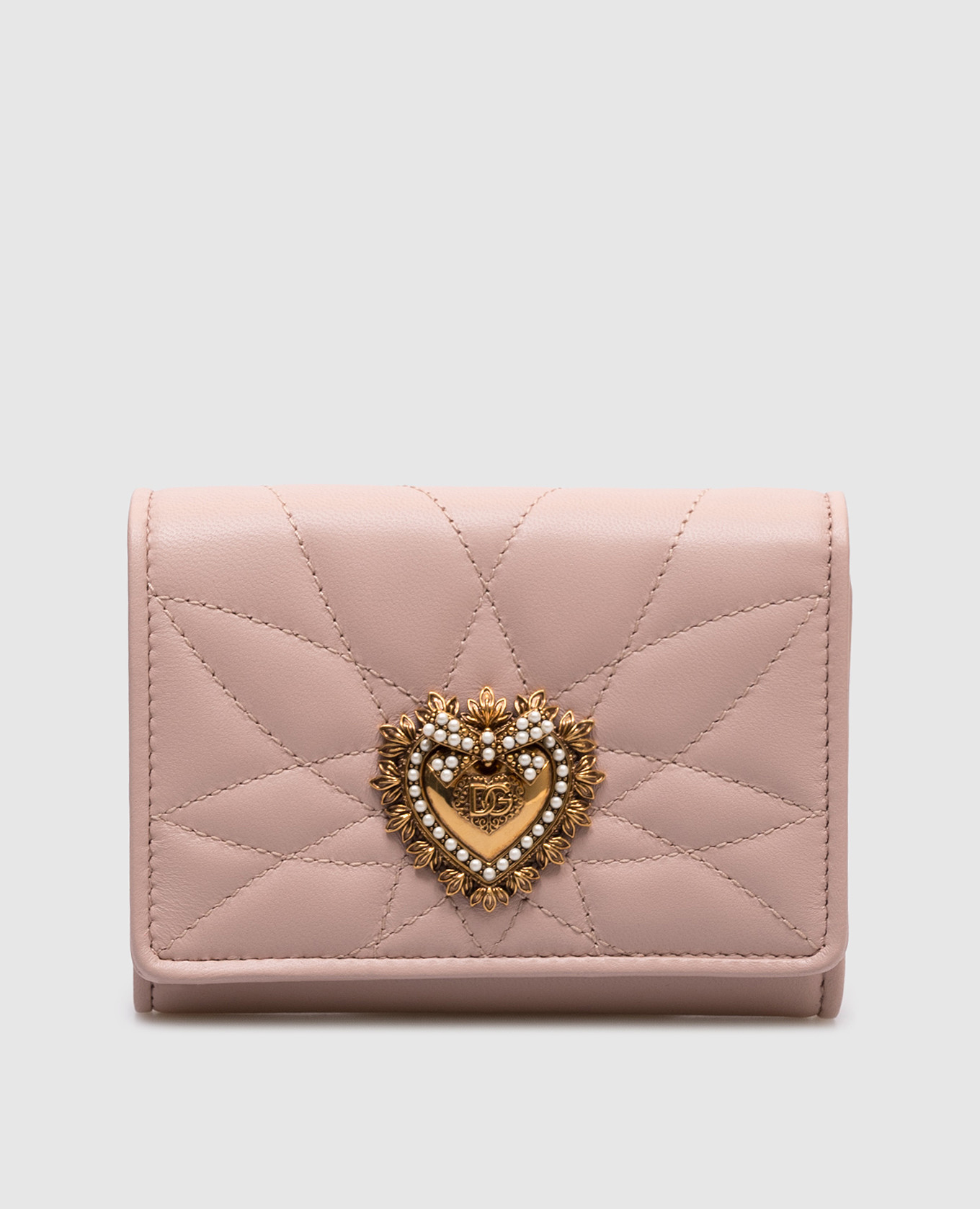 

Devotion pink leather wallet Dolce&Gabbana