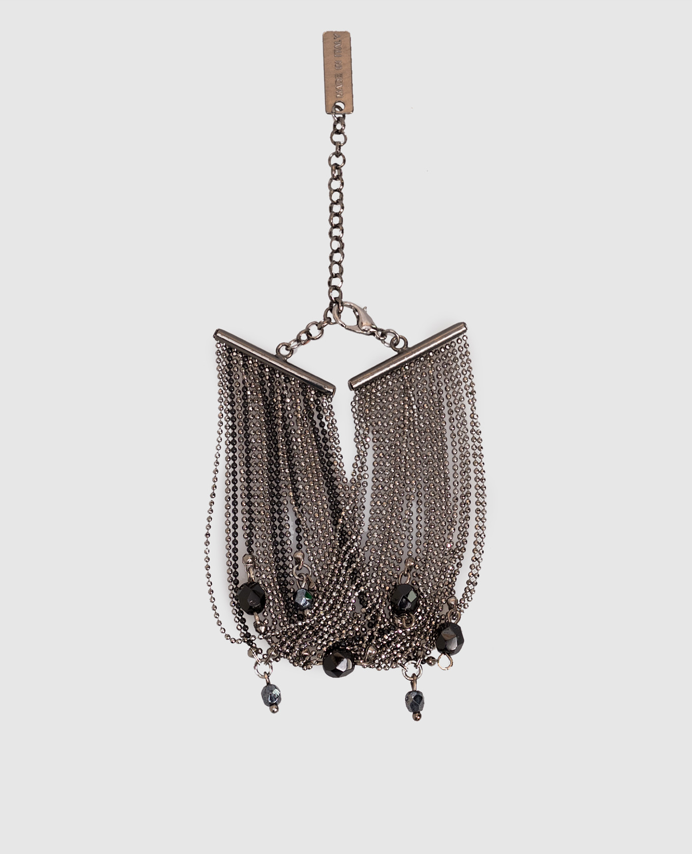 

Silver bracelet with beads Peserico