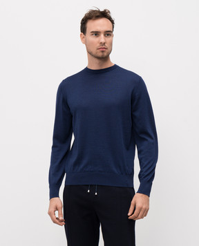 Doriani Cashmere Blue sweater made of wool, silk and cashmere 18000Z79