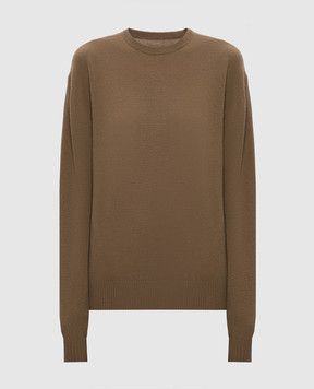 Toteme Brown cashmere jumper 254WRT0613YA0222