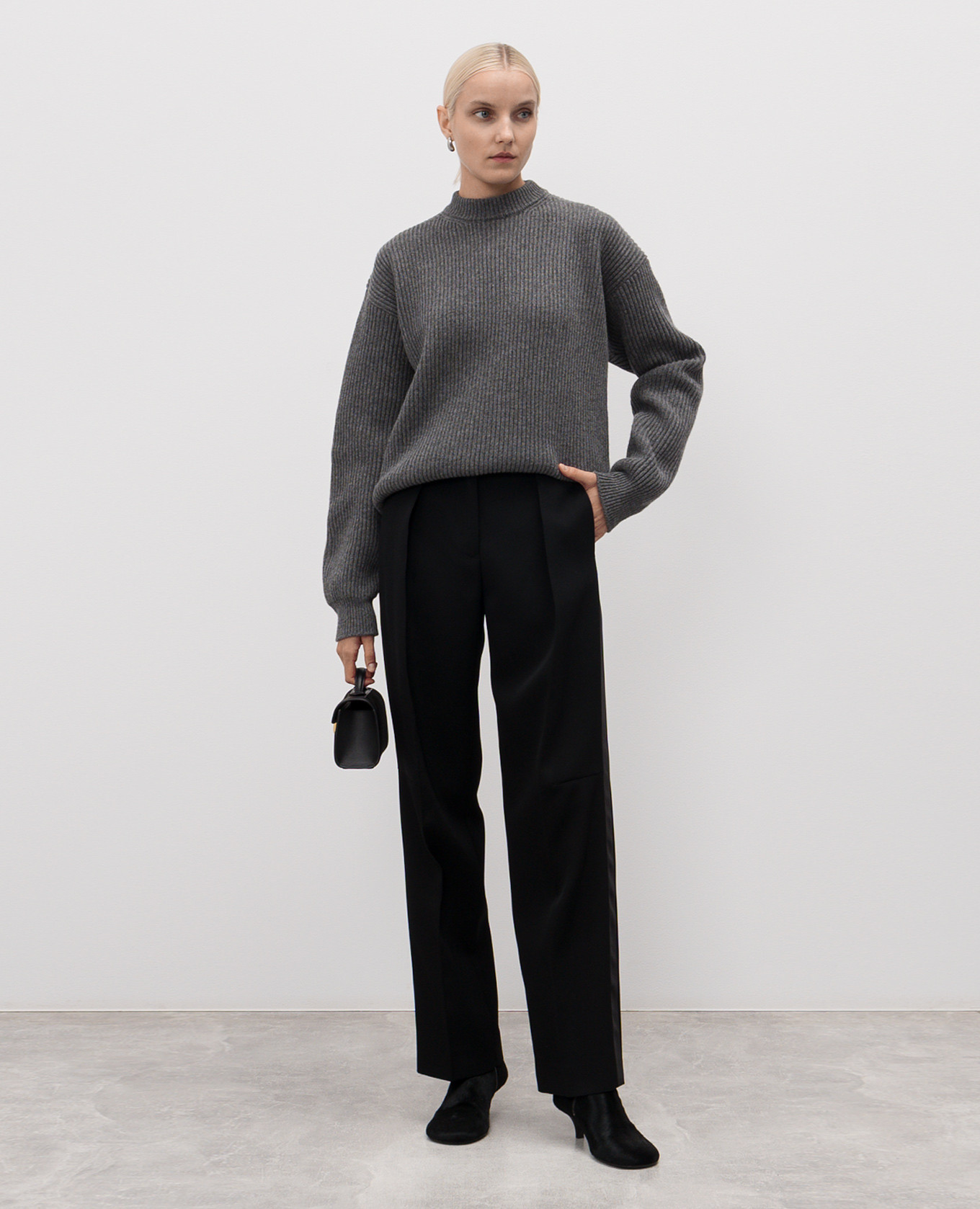 Black wool pants Jil Sander 2