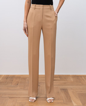 Ermanno Scervino Beige pants with slits in the side seams D466P302ILM