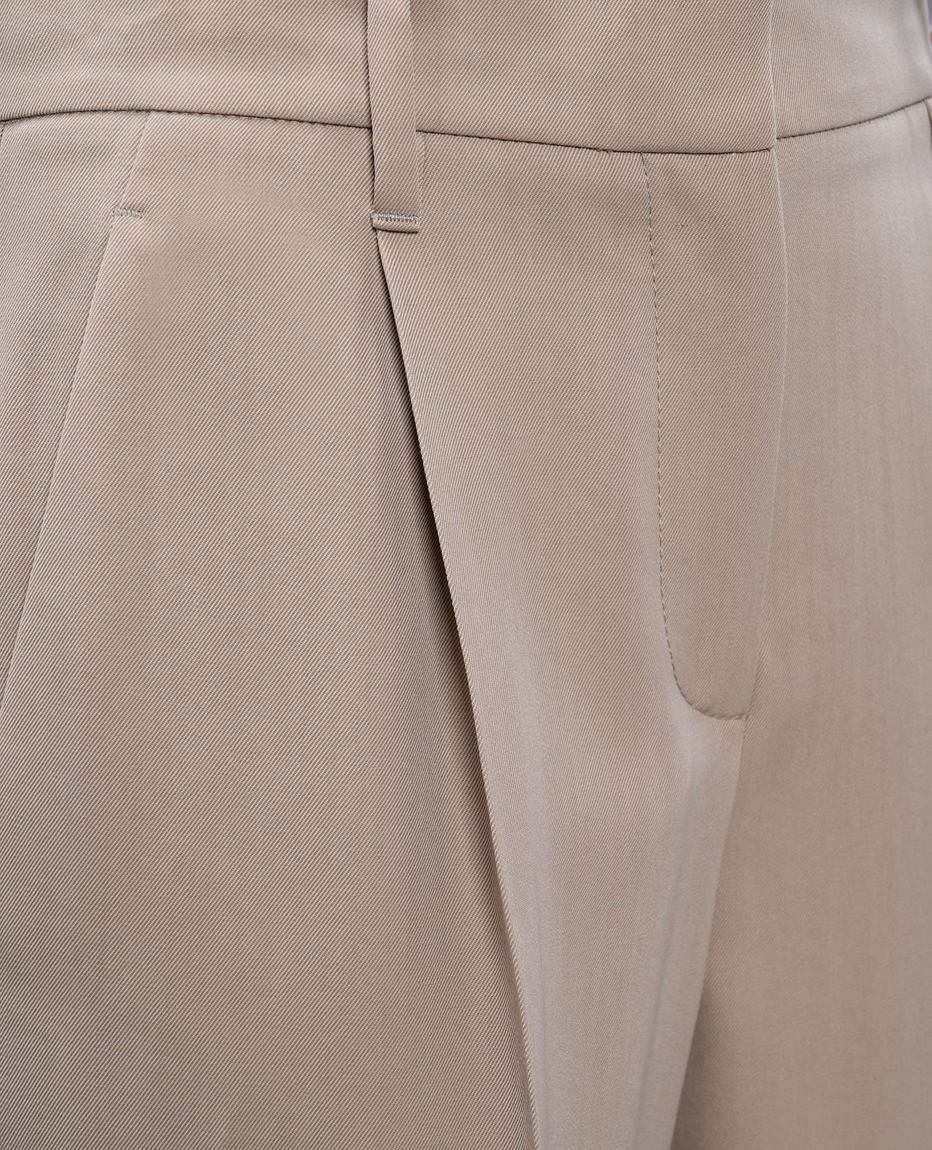 

Beige pants with wool with monil chain Brunello Cucinelli