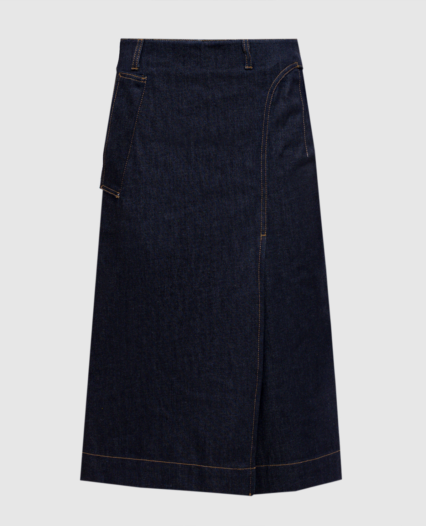 

Blue denim skirt-shorts Victoria Beckham