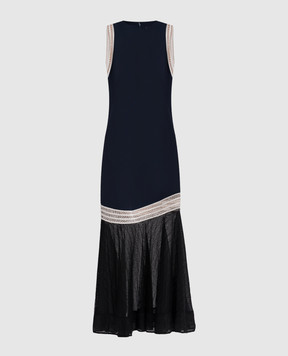 Simkhai Zakaria blue dress with lace 1251039L