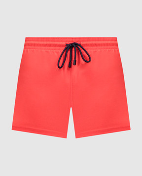 Vilebrequin Red logo swim shorts MANH9E00