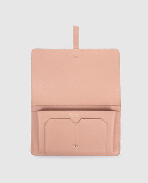 Santoni Pink leather document case DFPPA2549FOHDBC