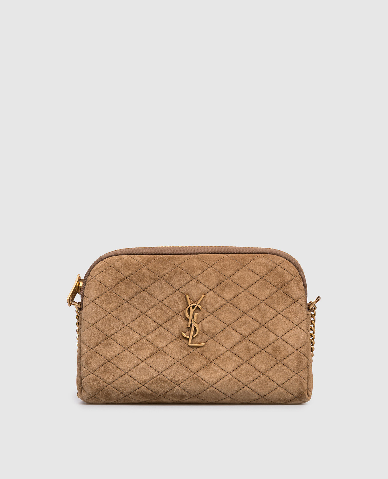 

Beige suede bag GABY Saint Laurent
