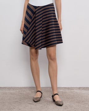 Brunello Cucinelli Striped silk mini skirt M0F63G2257