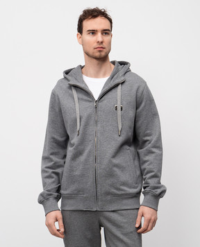 Dolce&Gabbana Grey sports jacket with logo G9BGDTG7N7B