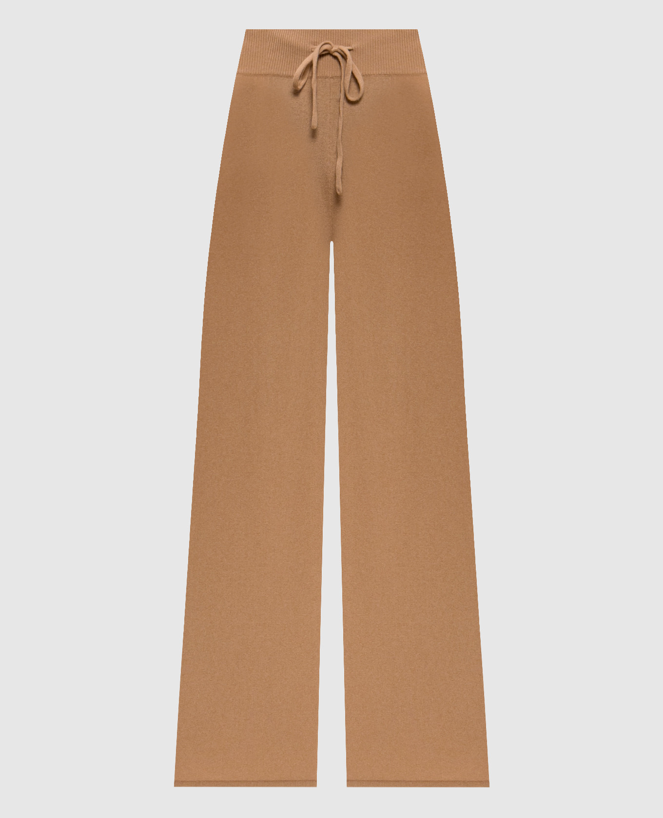 

Sofi brown melange cashmere trousers LISA YANG