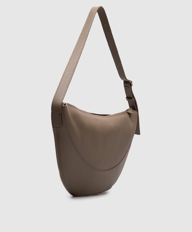 【関税送料込】The Row Jouve Hobo Bag In Grainy Leather The Row - Jouve beige leather hobo bag W1772L145 - shop with
