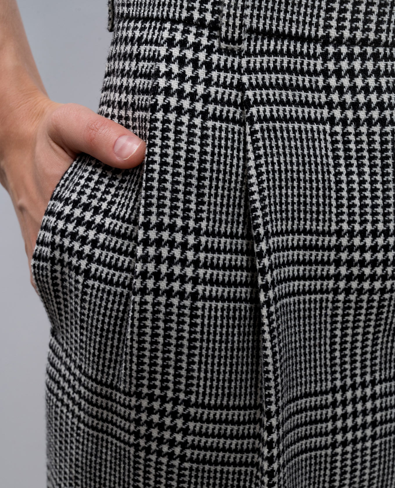 

Windsor check wool trousers with lapels Christian Dior, Разноцветный