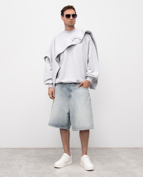 Vetements Grey double-layer sweatshirt UH76CW400G