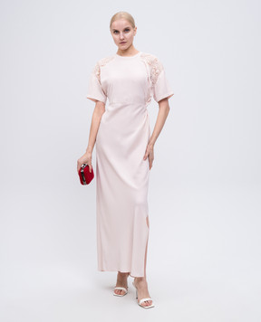 Twinset Pink dress with lace 251AP2420