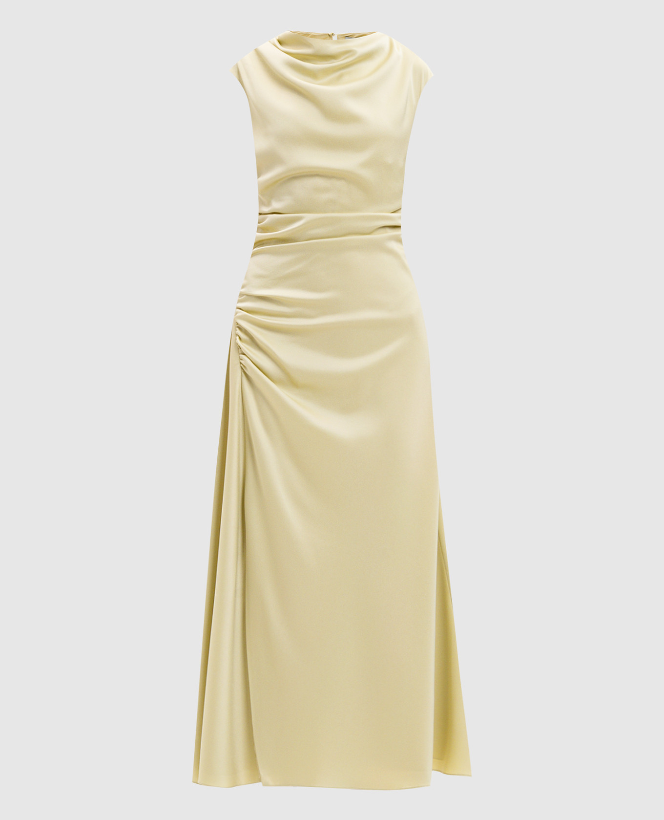 Burke yellow midi dress Simkhai