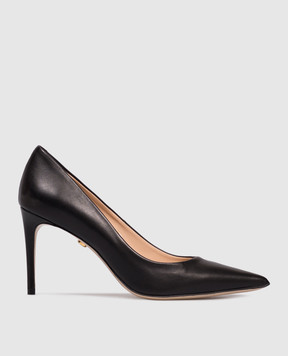 Babe Pay Pls Black leather shoes 201801KO