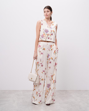 Twinset White floral print vest 251TP2777