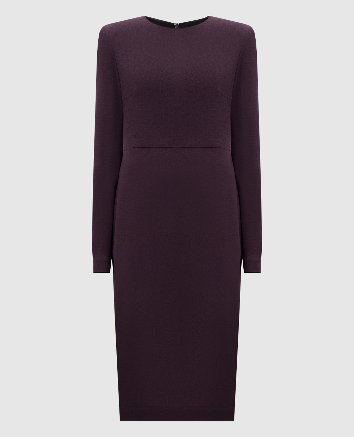 Purple midi dress with wool Victoria Beckham