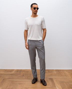 Enrico Mandelli Gray wool pants GYM02B5655