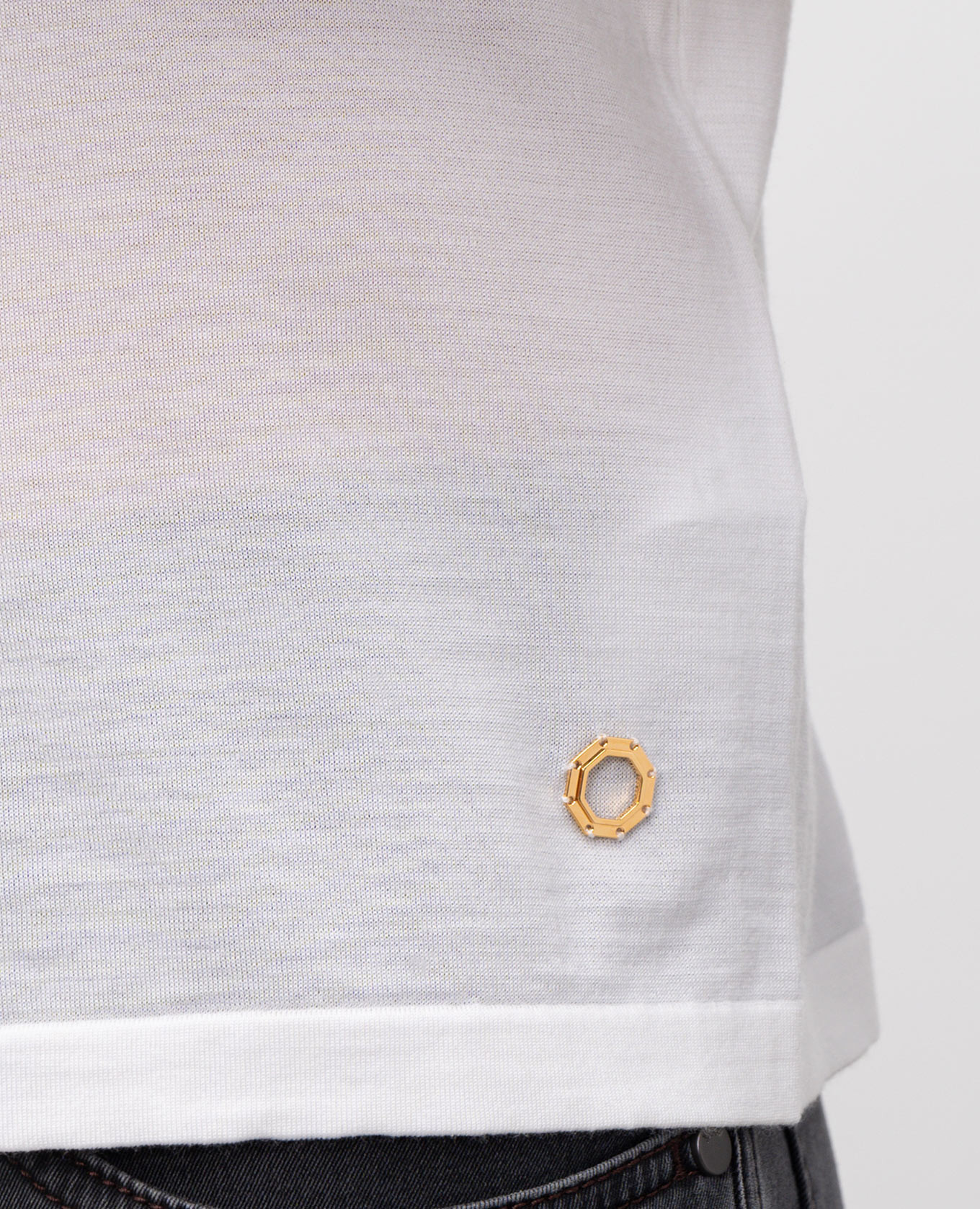 White cashmere longsleeve Stefano Ricci 4