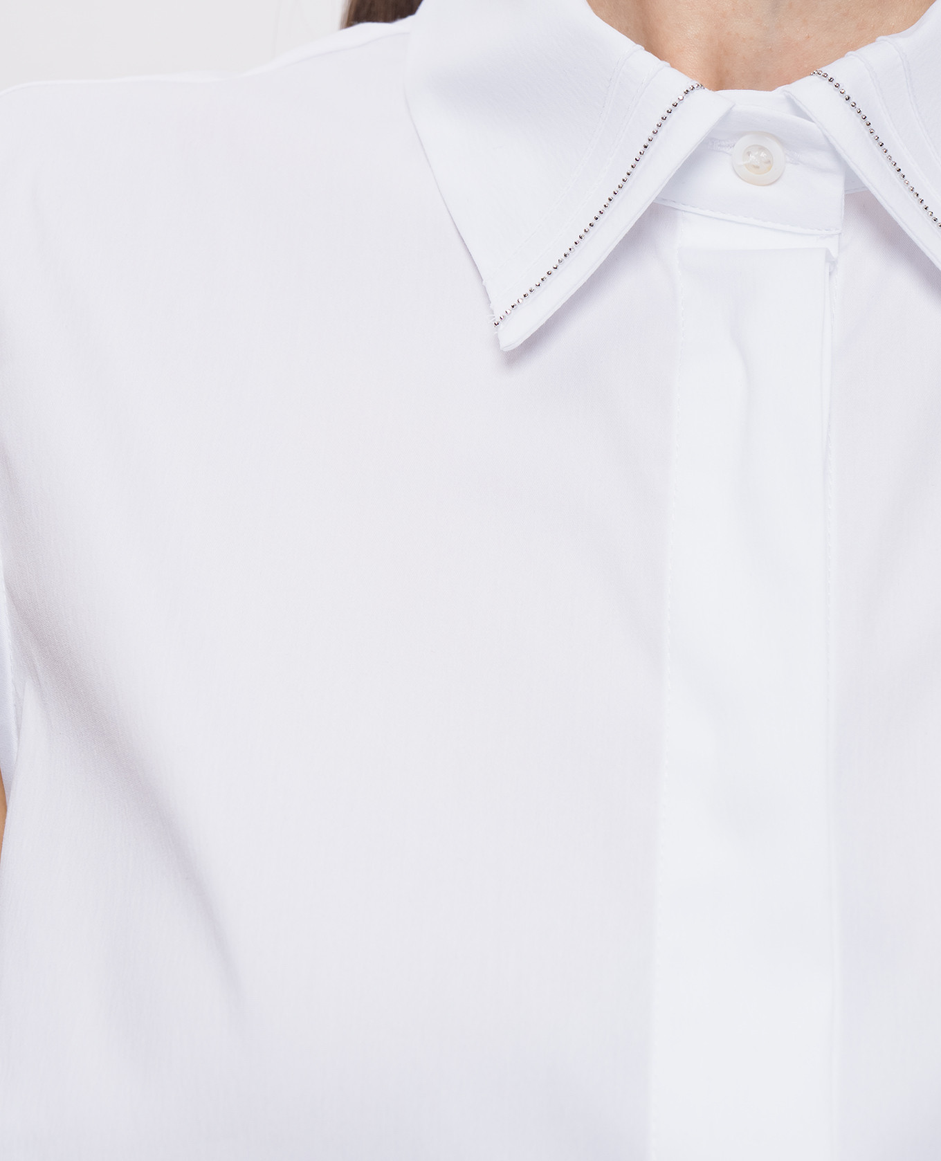 

White sleeveless shirt Peserico