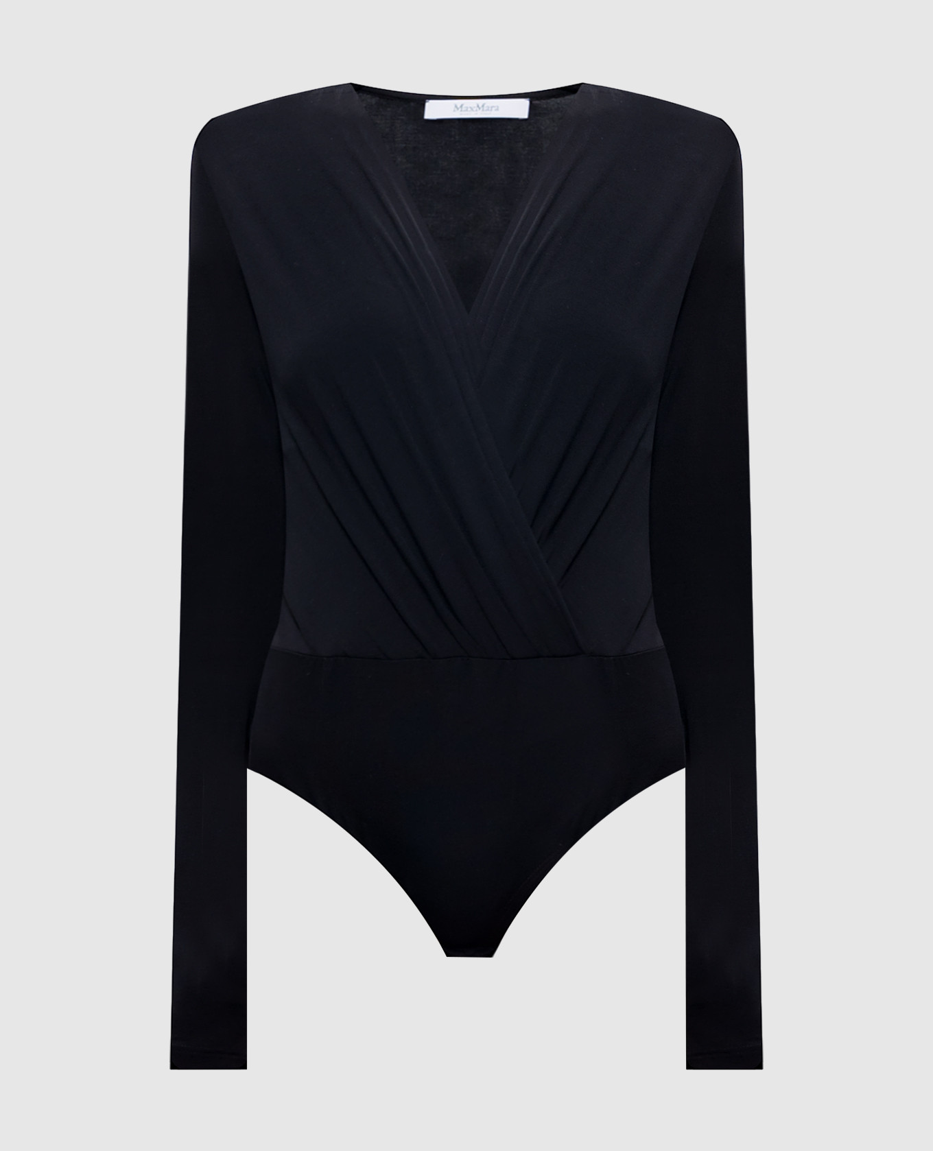 

FIRMA black bodysuit with drape Max Mara