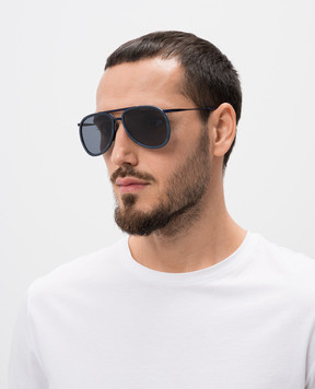 Vilebrequin Shelter Vol2nuit purple aviator sunglasses V2NA6108