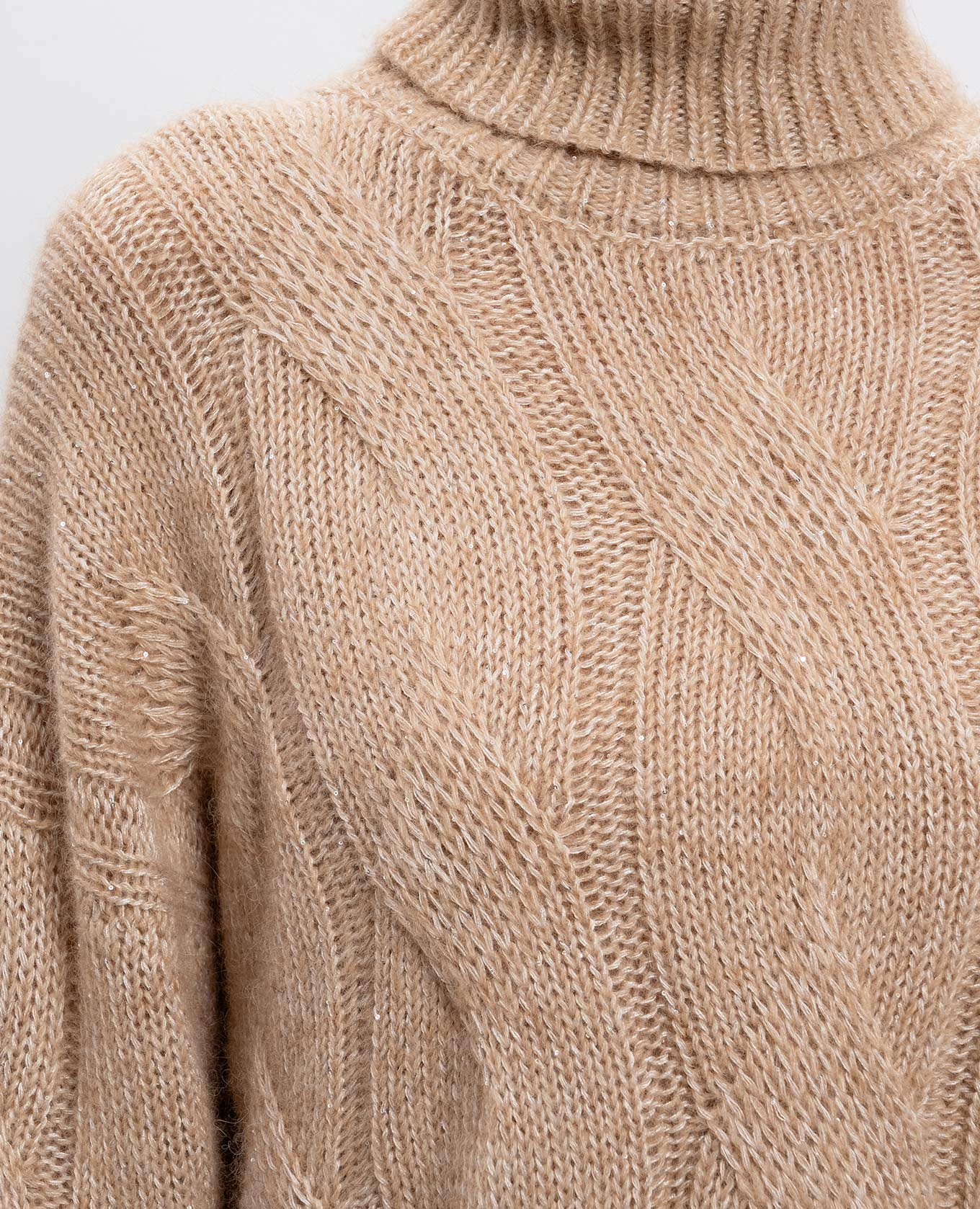 

Beige alpaca wool sweater Peserico