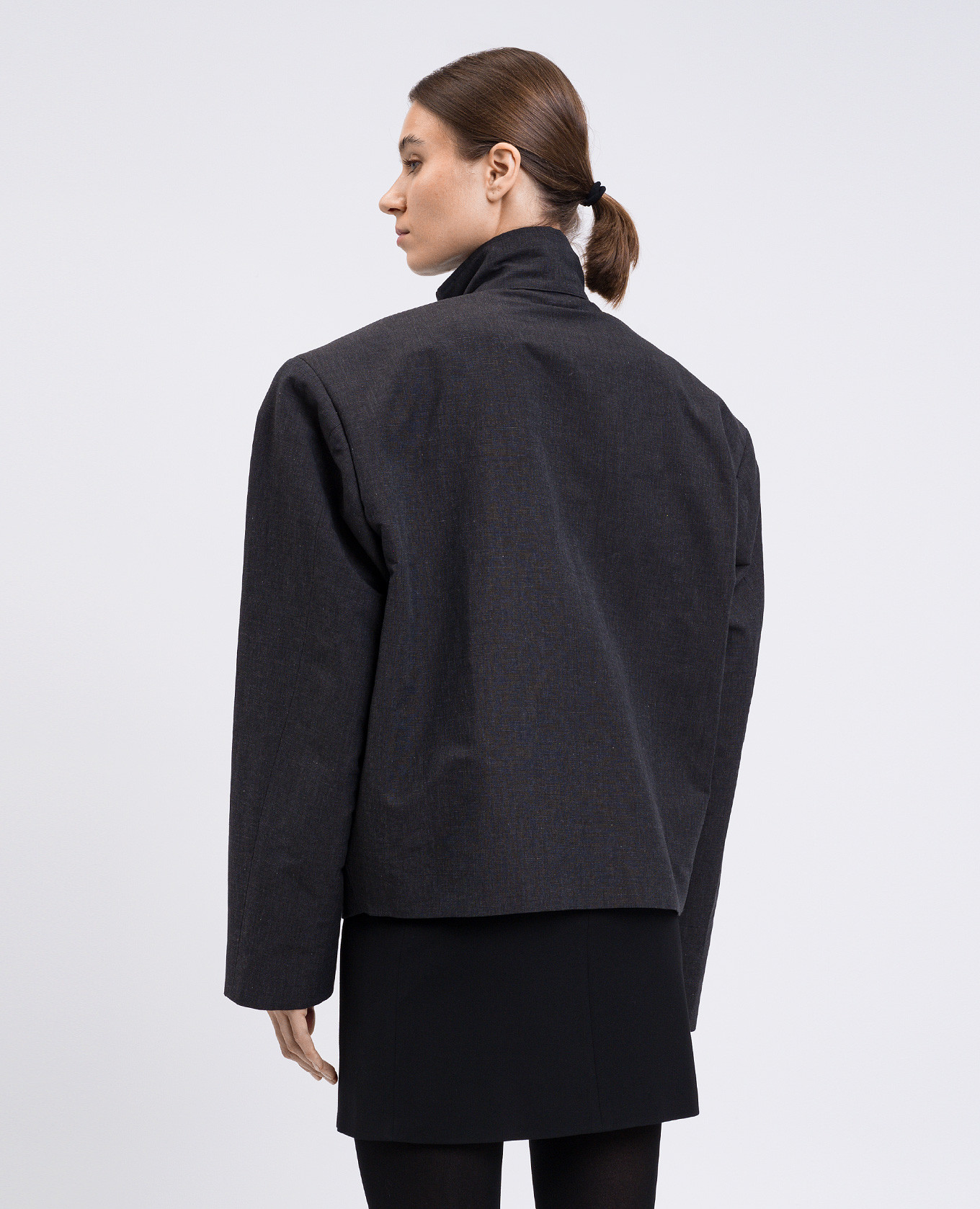 

Black jacket with linen Balenciaga