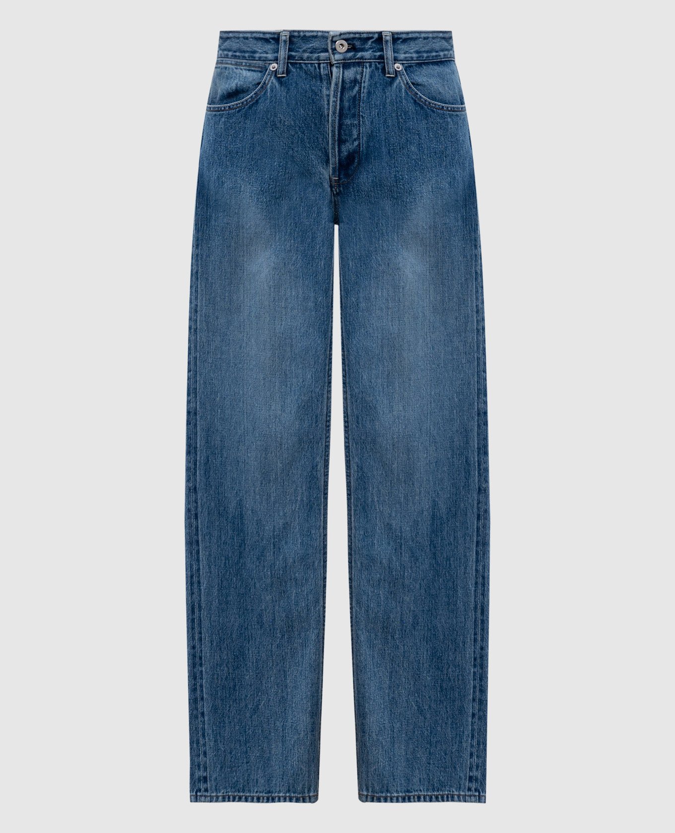 

Blue jeans with a distressed effect Jil Sander