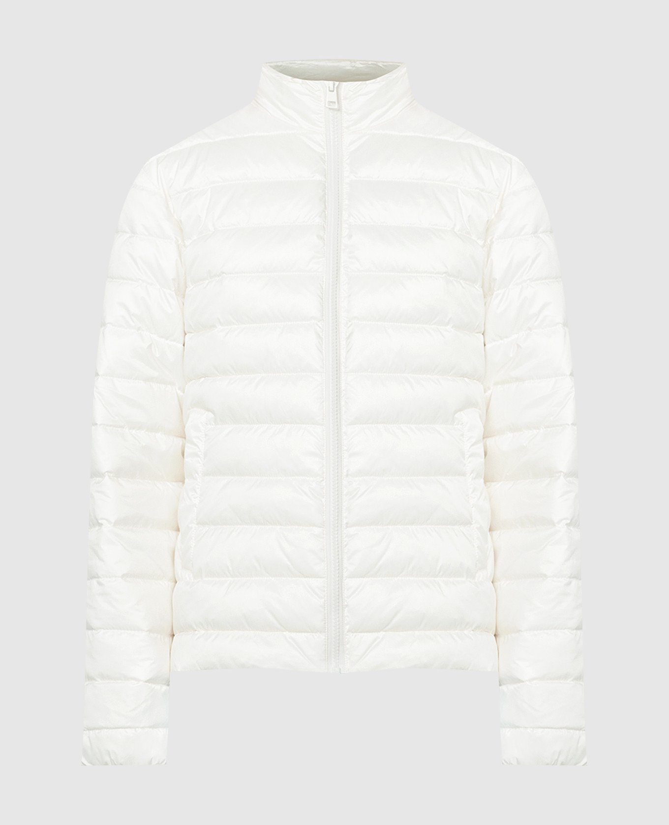 

White quilted jacket with logo Twinset