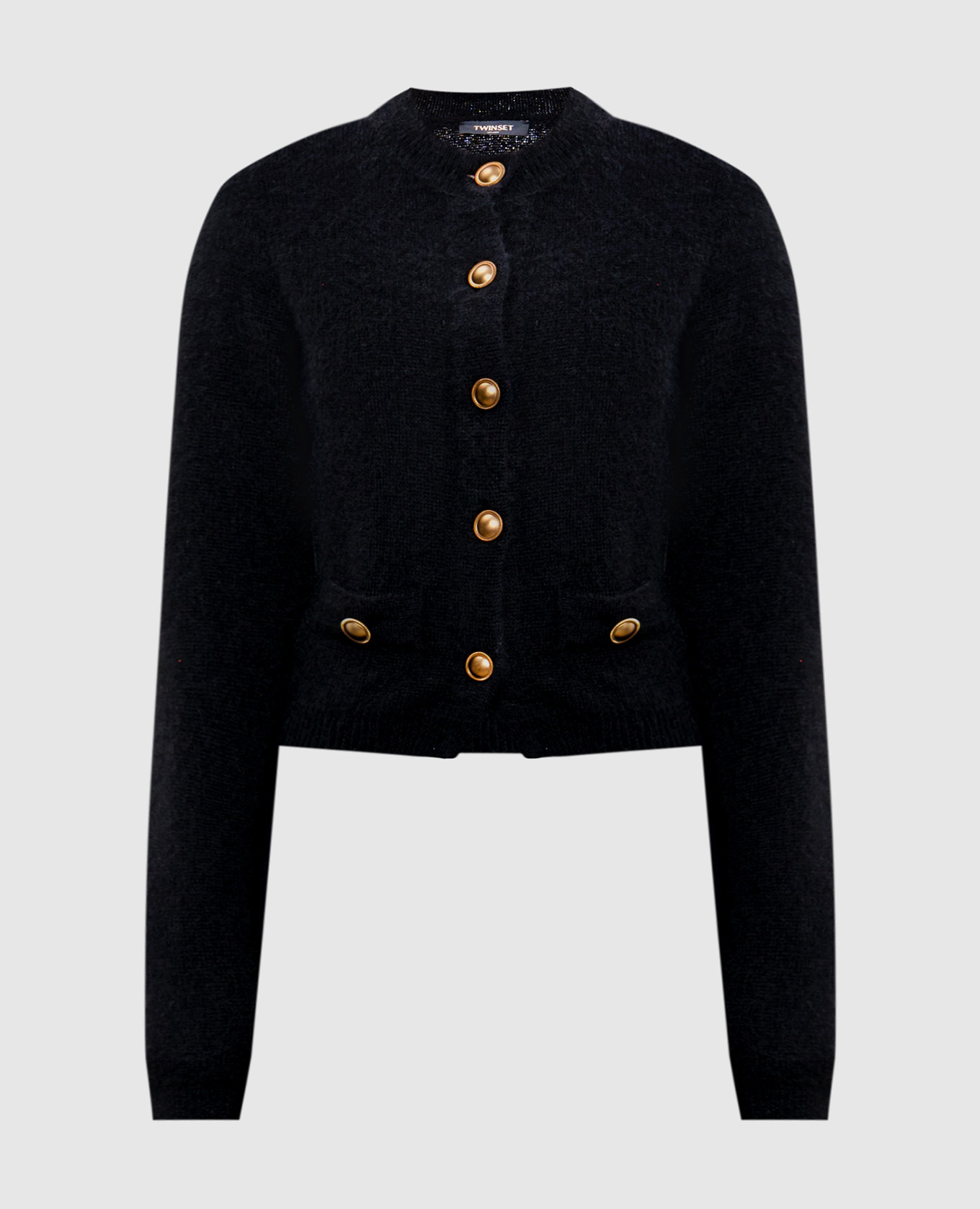 

Black cardigan with wool Twinset